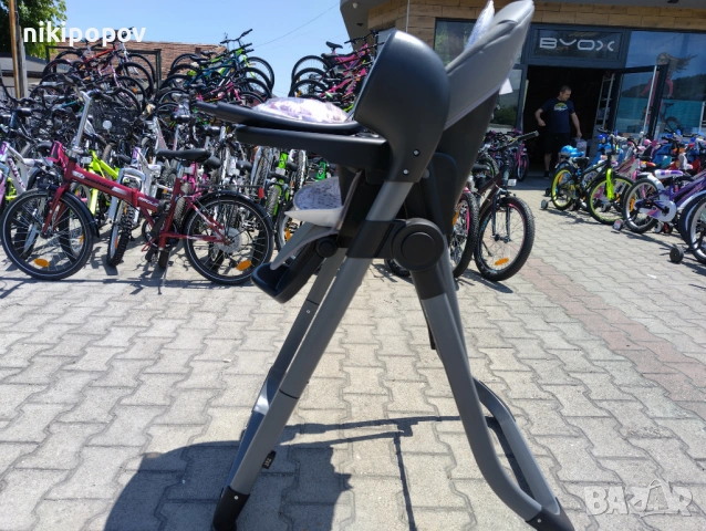 CANGAROO Стол за хранене с функция люлка NIRVANA 2в1 сив, снимка 5 - Проходилки - 53569087