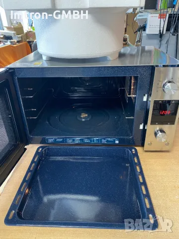 Микровълнова фурна Samsung MC457TGRCSR/EN Комбинирана 45 л 1550 W Сребърна- Конвекция, снимка 5 - Микровълнови - 50091355