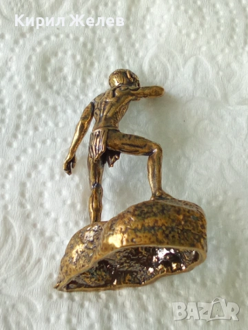 Бронзова фигурка на Ам-гъл 42975, снимка 2 - Колекции - 54173025