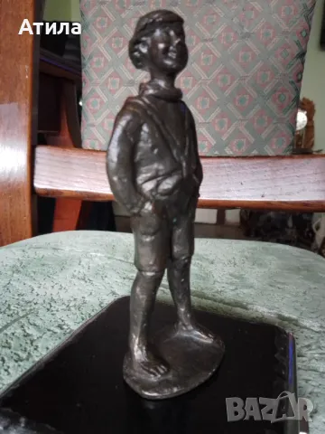 статуетка бронз 11.5 см, снимка 2 - Статуетки - 50349272