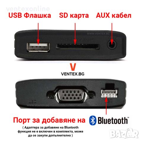 YATOUR чейнджър за Lexus RX 300, RX 350, RX 400H, IS 250 с USB и AUX от 2003 до 2011 година, снимка 2 - Аксесоари и консумативи - 46414623