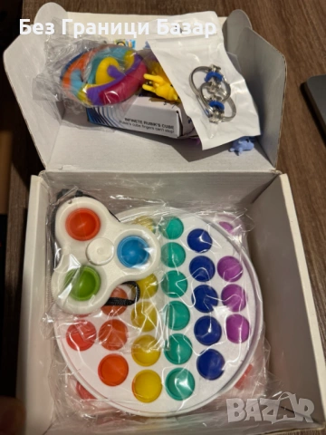 Нов Антистрес комплект Pop It, fidget spinner, infinity кубче за деца и възрастни