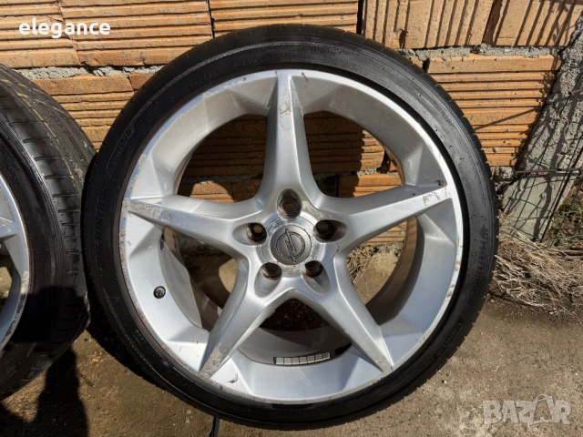 Оригинални алуминиеви джанти с летни гуми за Opel 5x110 18 цола Penta, снимка 5 - Гуми и джанти - 53817363