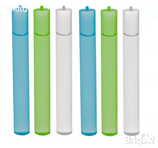 Охладителен елемент за хладилна чанта Цветни Ø1.5x12cm - 6 бр, снимка 1 - Хладилни чанти - 46386372