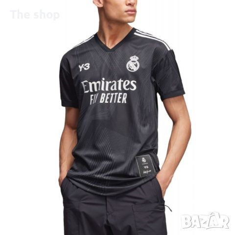 МЪЖКА ТЕНИСКА ADIDAS X REAL MADRID Y-3 120TH ANNIVERSARY JERSEY TEE BLACK (002)