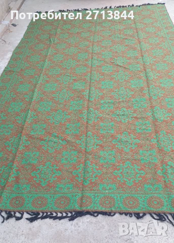 Ръчно тъкан старинен килим, снимка 4 - Други стоки за дома - 50872066