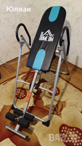 Инверсна лежанка, снимка 2 - Фитнес уреди - 52596244