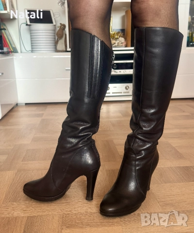Ботуши DUO от естествена кожа 39 номер, снимка 6 - Дамски ботуши - 52972871
