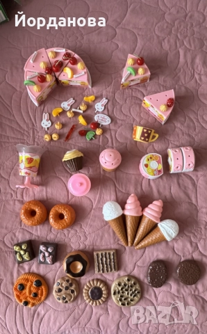Детски играчки торта, бисквити и други сладки лакомства, снимка 2 - Фигурки - 51919626