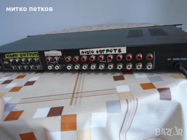video & audio distributor Ganz, снимка 6 - Ресийвъри, усилватели, смесителни пултове - 49619802
