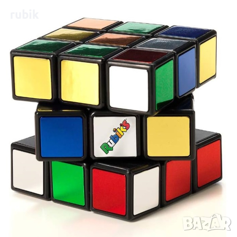 Оригинален куб на Рубик 3x3x3 Rubik's Metallic Cube, снимка 4 - Игри и пъзели - 44996562
