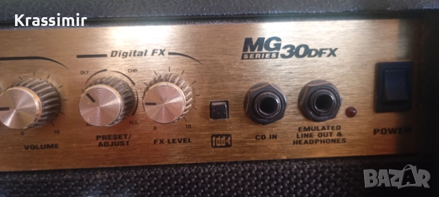 Marshall MG 30 DFX Усилвател за китара., снимка 5 - Китари - 52845920