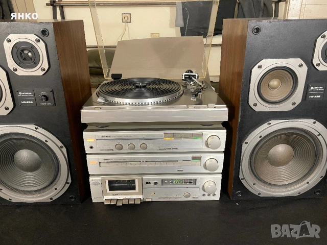 Hitachi грамофон усилвател дек тонколони, снимка 5 - Аудиосистеми - 53750008