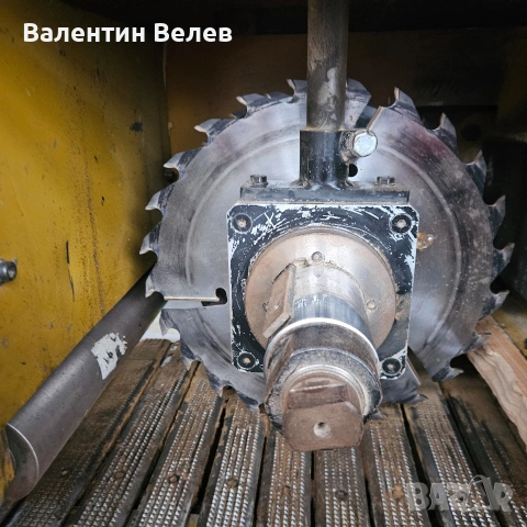 окрайчваща с многолистов циркуляр -ITALY,шириана на веригата 350мм., снимка 9 - Други машини и части - 53338127