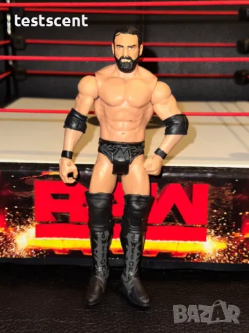 Екшън фигура WWE Damien Sandow Mizdow Дамиен Сандау Mattel Basic figure wrestling играчка , снимка 8 - Колекции - 48398352