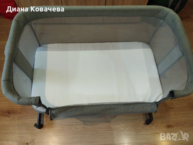 Електрическа люлка и бебешко легло next to me Kikka boo , снимка 11 - Детски люлки - 53699447