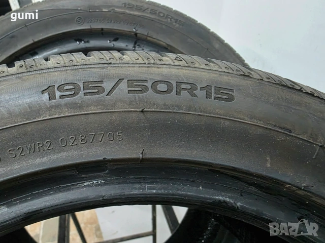 2бр зимни гуми 195/50/15 GT RADIAL L05045 , снимка 4 - Гуми и джанти - 53643531