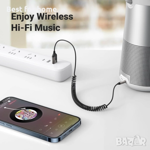 Bluetooth приемник за кола USB 2.0 към 3.5 мм, снимка 7 - Други - 52530200