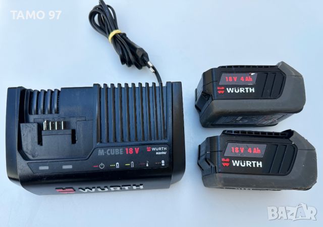 Wurth ABH 18 Compact - Безчетков перфоратор M-Cube 2x18V 4.0Ah, снимка 6 - Други инструменти - 45770520