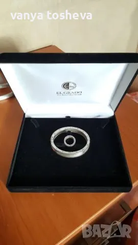 Сребърни гривна и пръстен Bvlgari, снимка 8 - Гривни - 49149960