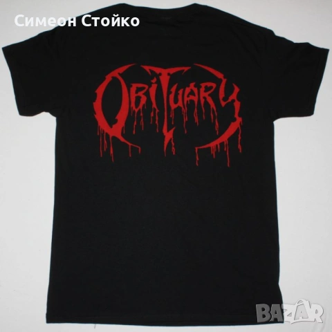Тениска на Obituary, снимка 2 - Тениски - 53497111