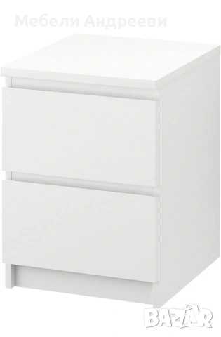 Нощно бяло шкафче Vicco 6029, снимка 5 - Шкафове - 53790617