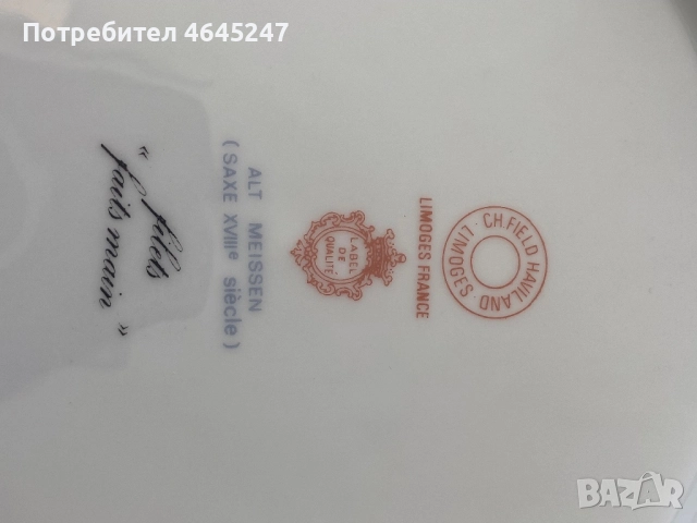 Немска чиния , снимка 2 - Чинии - 52344978