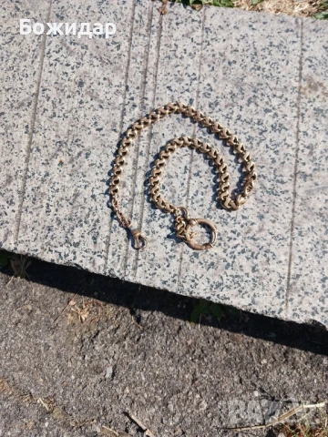 Позлатен кюстек за джобен часовник.