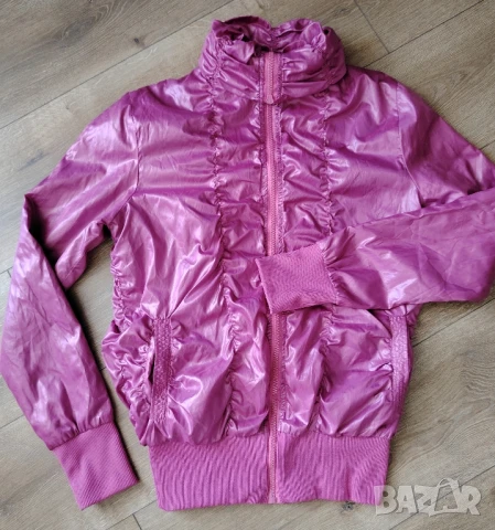 Лятно дамско/ тинейджъри яке розово/ цикламено размер xs/s/m