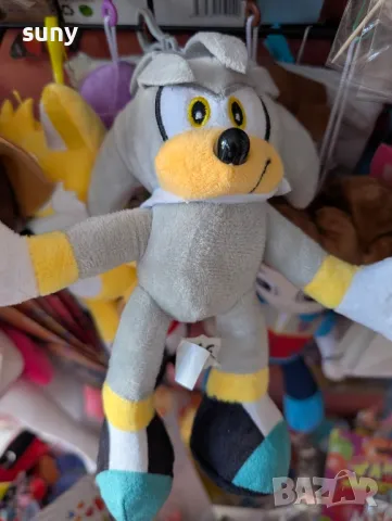 Плюшена играчка Соник сив, снимка 2 - Плюшени играчки - 50440856