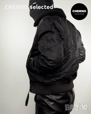 Бомбър яке с шерпа яка CALVIN KLEIN Sherpa Aviator Bomber Jacket – размер L•M – Ново без етикети, снимка 10 - Якета - 53297270