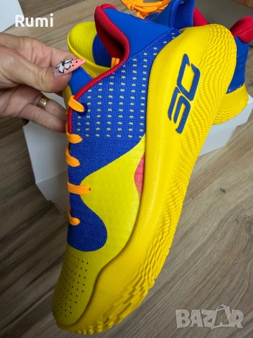 Оригинални нови маратонки Under Armour Curry 4 Low Flotro Blue ! 42,44,45,46 н, снимка 4 - Маратонки - 52182791