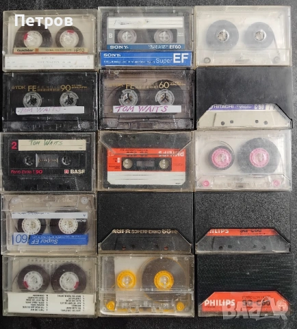 15 бр. албуми на касетки на Том Уейтс 