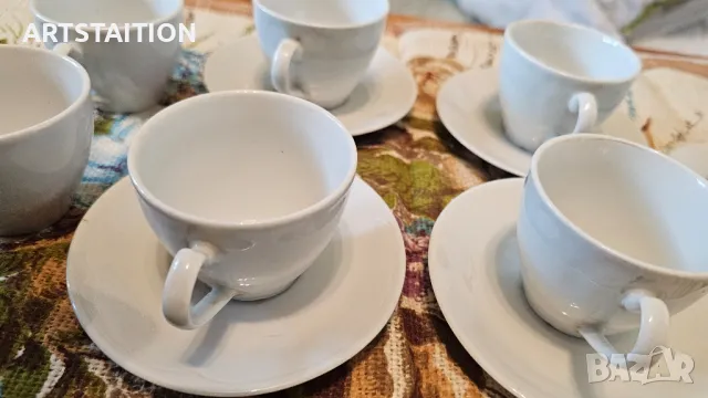 Порцеланов сервиз за късо кафе без печати, снимка 2 - Сервизи - 50366575