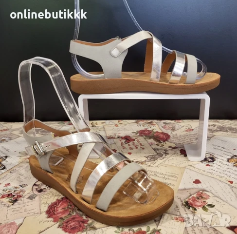 Дамски сандали - свежо попълнение за лятото 🍒, снимка 1