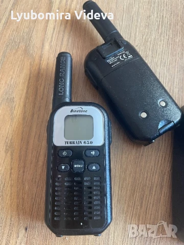 Радиостанции със зарядно Binaton Terrain 650, снимка 5 - Друга електроника - 50916570