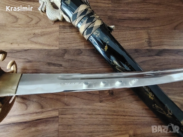 Японски самурайски меч, снимка 12 - Други ценни предмети - 53539133