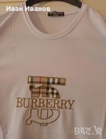 Чисто нова оригинална дамска тениска Burberry - размер С, снимка 4 - Тениски - 46973234