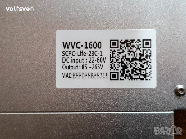Micro Inverter Wireless Series-R3 WVC-1600, снимка 4 - Друга електроника - 53821407