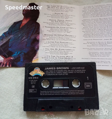 James Brown - Love Over Due, снимка 2 - Аудио касети - 51377450