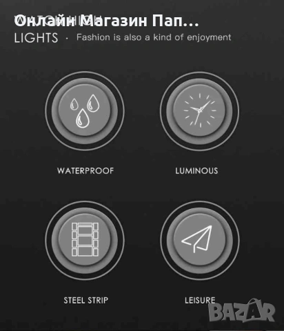 OLEVS 5513 Мъжки кварцов часовник с двоен календар и диамантени индекси, водоустойчив, снимка 14 - Мъжки - 52349057