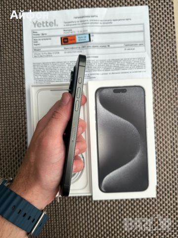 НОВ!!! 512Gb 36М ГАР/*ЛИЗИНГ*/ iPhone 15 Pro Max Black Titanium, снимка 7 - Apple iPhone - 46491864