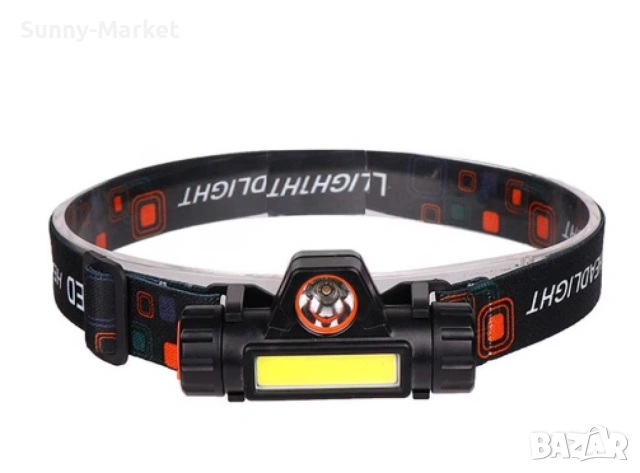 FL 61 Челник с регулируема LED и COB яркост, магнитен клипс и USB зареждане, 100m обхват, 1200mAh, снимка 3 - Къмпинг осветление - 53528233