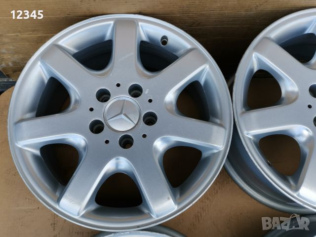 спорт-пакет 16’’5x112 originalni za mercedes SLK 16”5х112 оригинални за мерцедес-№693, снимка 3 - Гуми и джанти - 45708576