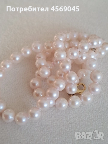 Перлено колие, снимка 2 - Колиета, медальони, синджири - 53875645