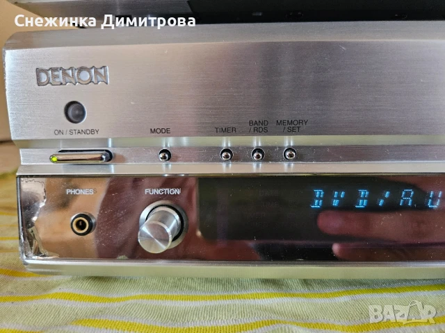 Стерео уредба Denon DRA-201SA+DCD 201SA, снимка 3 - Аудиосистеми - 51129145