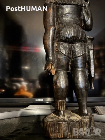 Африканска статуетка, снимка 5 - Статуетки - 51072500