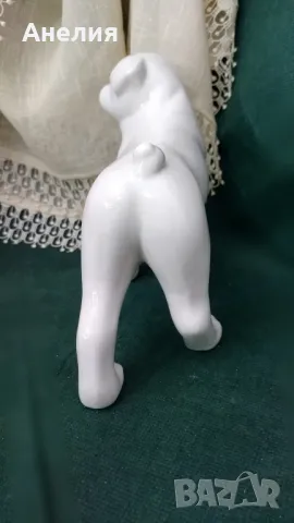 Порцеланово бяло куче 🐕, снимка 4 - Декорация за дома - 49663681