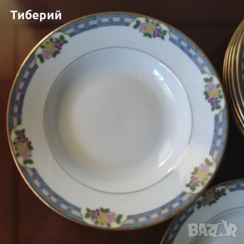 Порцеланови чинии дълбоки Limoges, снимка 8 - Чинии - 52230974