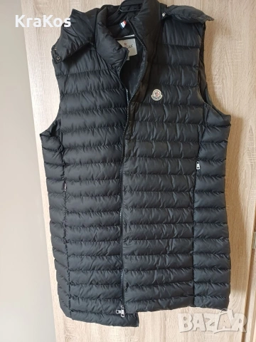 Нов голям дамски елек с гъши пух